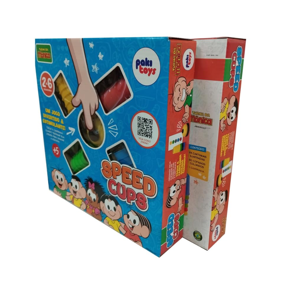Jogo de Habilidades Educativo Speed Cups Turma da Monica : Amazon